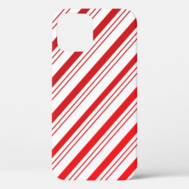 Funda De Case-Mate Para iPhone Candy Cane de menta (Reverso )