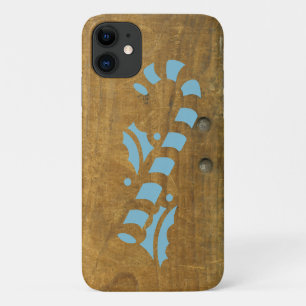 Funda Para iPhone 11 Candy Cane Faux Wood Holiday