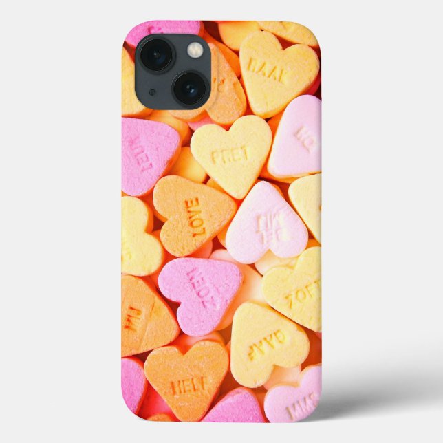 Funda De Case-Mate Para iPhone Candy, Corazones (Reverso)