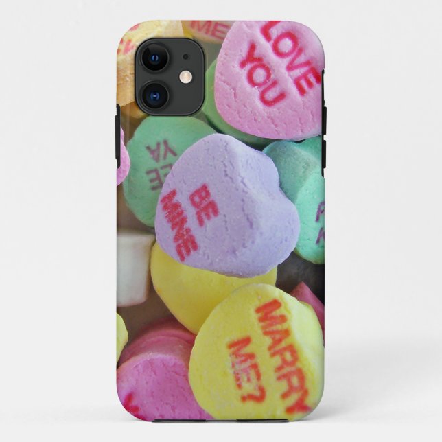Funda De Case-Mate Para iPhone Candy Hearts (Reverso)