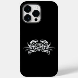 Funda Para iPhone 14 Pro Max De Case-Mate Cangrejo tribal blanco y negro