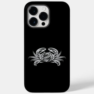Funda Para iPhone 14 Pro Max De Case-Mate Cangrejo tribal blanco y negro