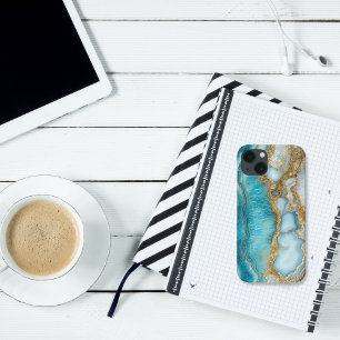 Funda Para iPhone 13 canica azul
