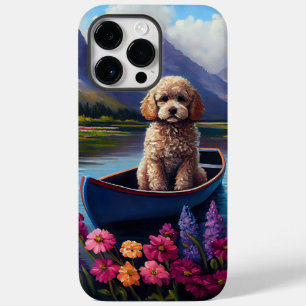 Funda Para iPhone 14 Pro Max De Case-Mate Caniche en una Paleta: Una Aventura Escénica
