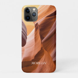 Funda Para iPhone 11 Pro Cañón de ranura del desierto o tu foto, iPhon con 