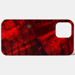 Funda Para iPhone 13 Pro Max Cañón digital en fuerte detalle rojo y verde limón