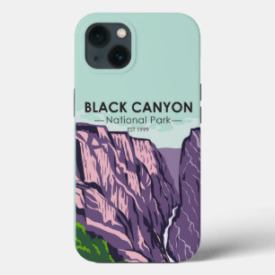 Funda Para iPhone 13 Cañón Negro De La Vendimia Del Parque Nacional G
