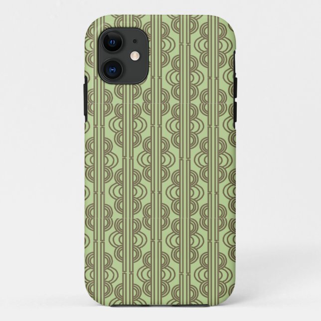 Funda De Case-Mate Para iPhone Cañones de ovario verdes (Reverso)