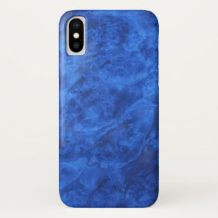 Funda Para iPhone X Cañones ocultos en la nuez azul