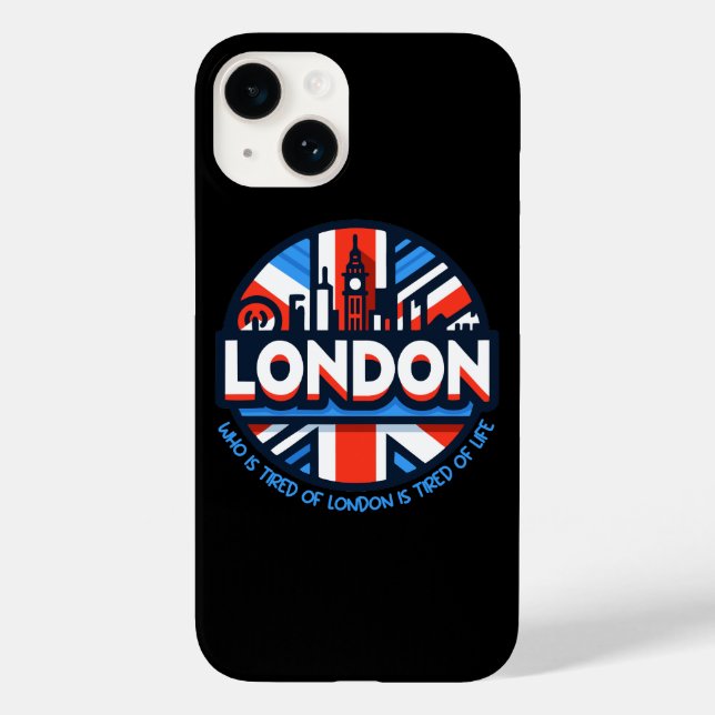 Funda De Case-Mate Para iPhone Cansado de Londres (Reverso )