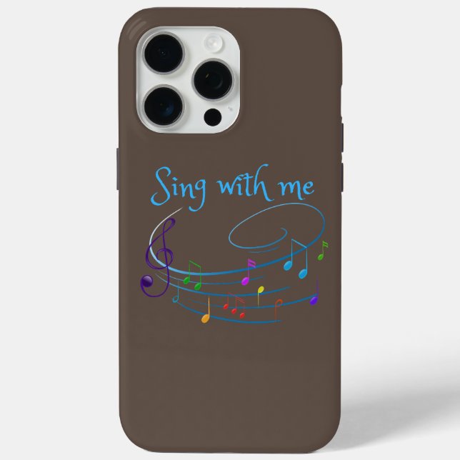 Funda De Case-Mate Para iPhone canta conmigo (Reverso )