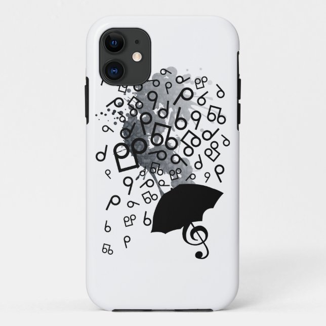 Funda De Case-Mate Para iPhone Cantando bajo la lluvia (Reverso)