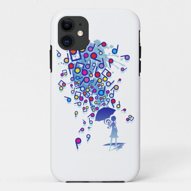 Funda De Case-Mate Para iPhone Cantando bajo la lluvia (Reverso)