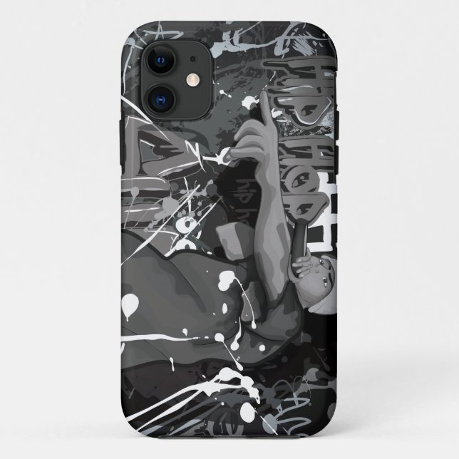 Funda De Case-Mate Para iPhone Cantante de Hip Hop Celebridad (Reverso)