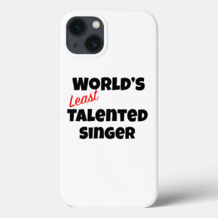Funda Para iPhone 13 Cantante menos talentoso del mundo