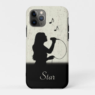 Funda Para iPhone 11 Pro Cantante personalizada con nombre