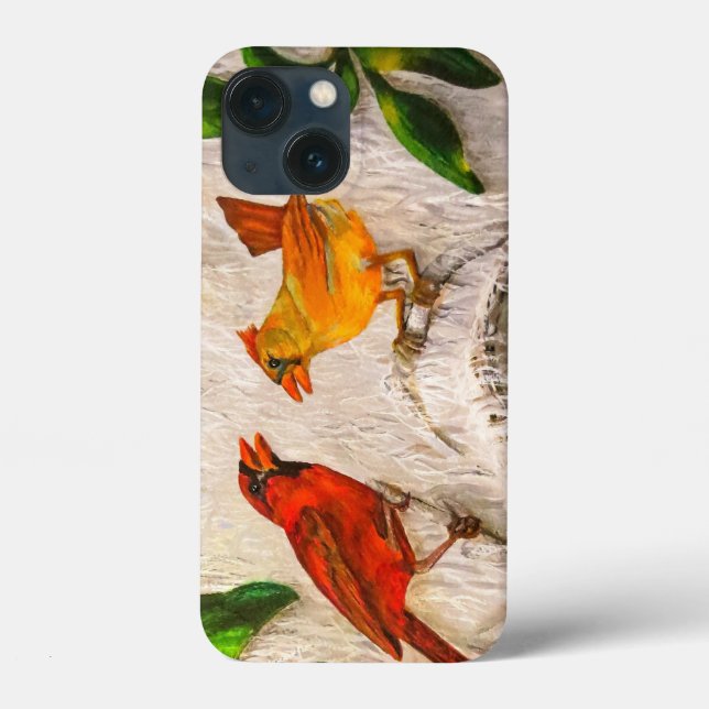 Funda De Case-Mate Para iPhone Canto de los Redbirds (Reverso )