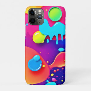 Funda Para iPhone 11 Pro Caos de color fluido: arte digital dinámico
