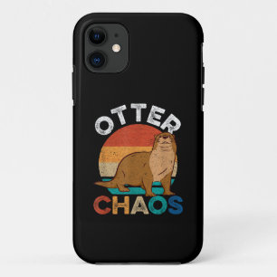 Funda Para iPhone 11 Caos de Nutria Para Hombres Mujeres Amante de la N