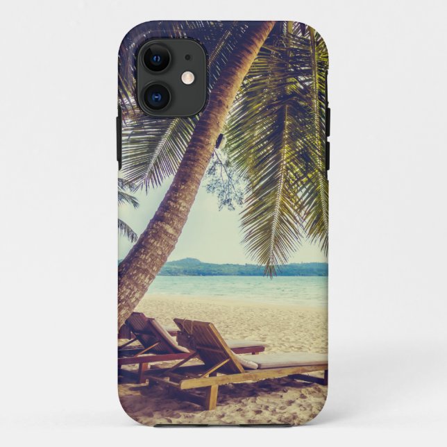 Funda De Case-Mate Para iPhone Capa iPhone Dia de praia (Reverso)