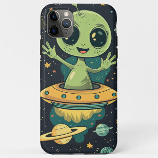 Funda Para iPhone 11 Pro Max capa iphone GREEN ALIEN