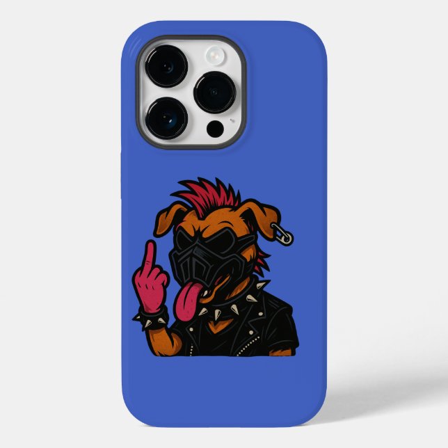 FUNDA DE Case-Mate PARA iPhone CAPA PARA CELULAR CACHORRO LOUCO (Reverso )