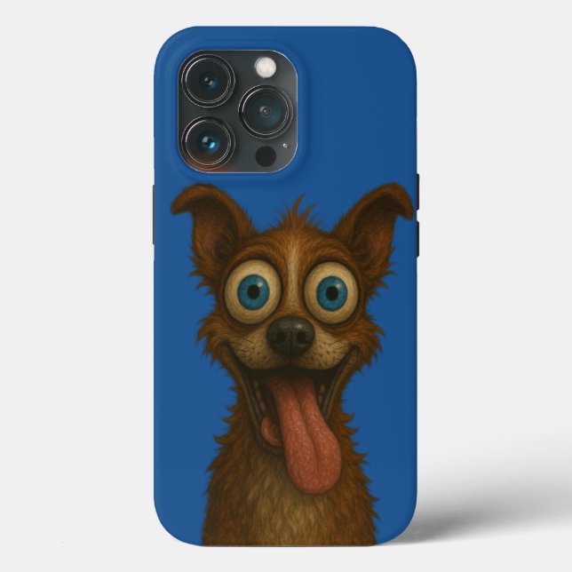 Funda De Case-Mate Para iPhone capa para celular cachorro maluco (Reverso )
