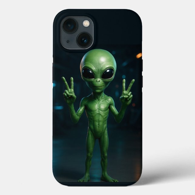 Funda De Case-Mate Para iPhone CAPA PARA CELULAR Extraterrestre futurista (Reverso )