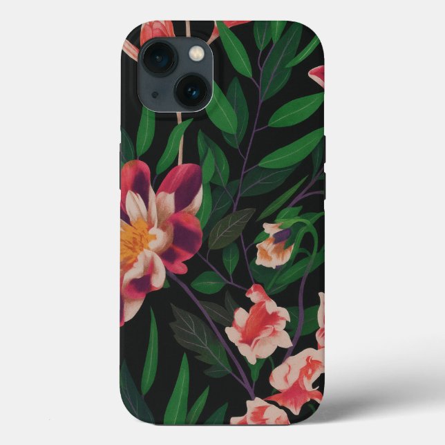 Funda De Case-Mate Para iPhone capa para celular Floral em design  (Reverso )