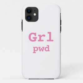 Funda Para iPhone 11 Capa para iphone Grl pwd