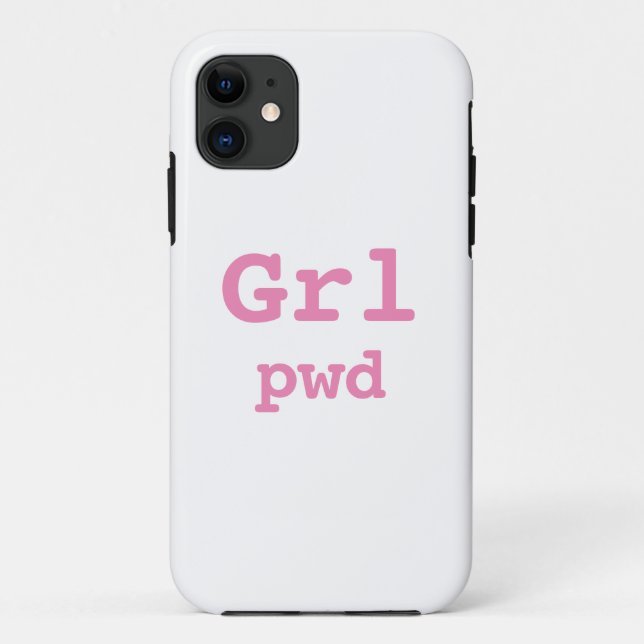 Funda De Case-Mate Para iPhone Capa para iphone Grl pwd (Reverso)