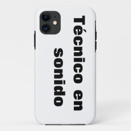 Funda Para iPhone 11 Capa para iphone técnico en sonido