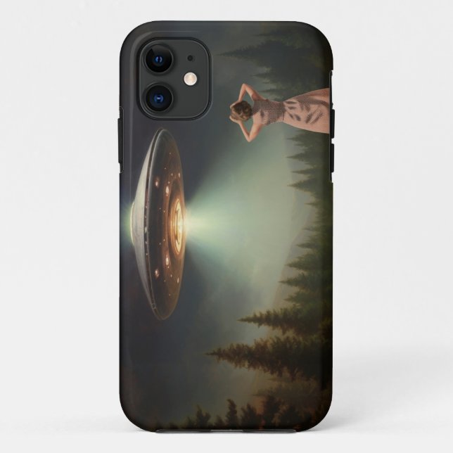 Funda De Case-Mate Para iPhone capa ufo alien (Reverso)