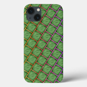 Funda Para iPhone 13 Capa verde com 'tellinha' colorida, para Iphone...