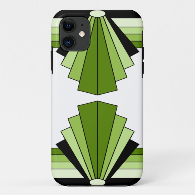 Funda De Case-Mate Para iPhone Capas Art Deco en las extremidades (Reverso)