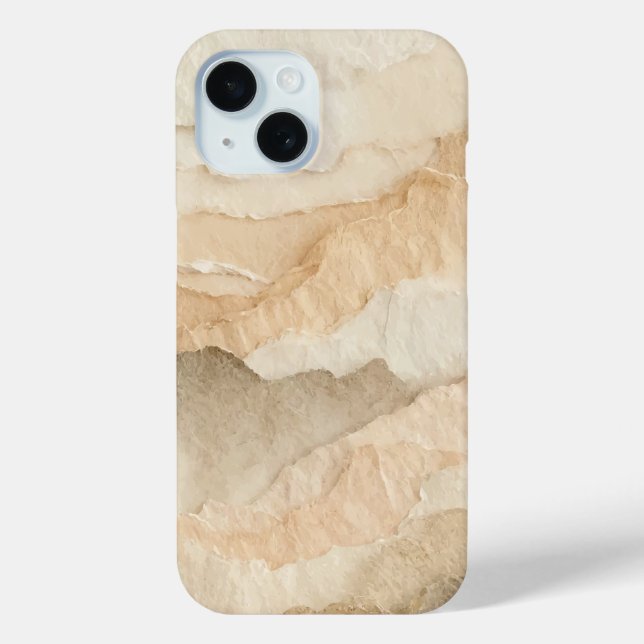 Funda De Case-Mate Para iPhone Capas Rotos Texturizado Orgánico Natural (Reverso )