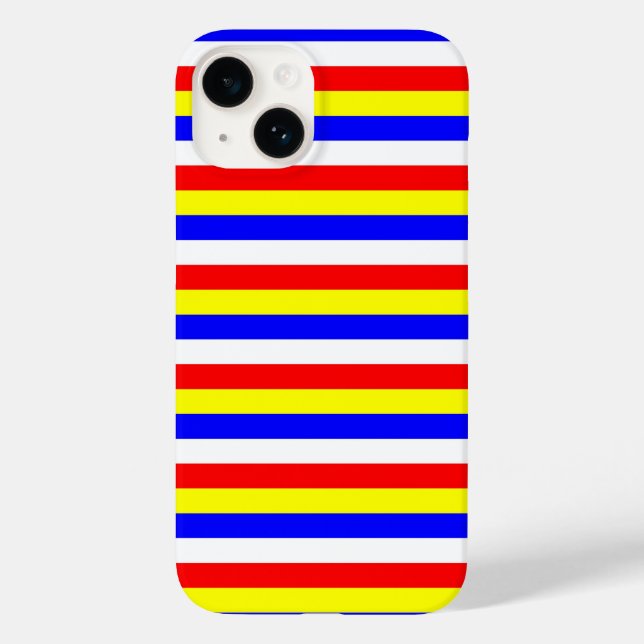 Funda De Case-Mate Para iPhone Cape Verde flag stripes country pattern symbol (Reverso )