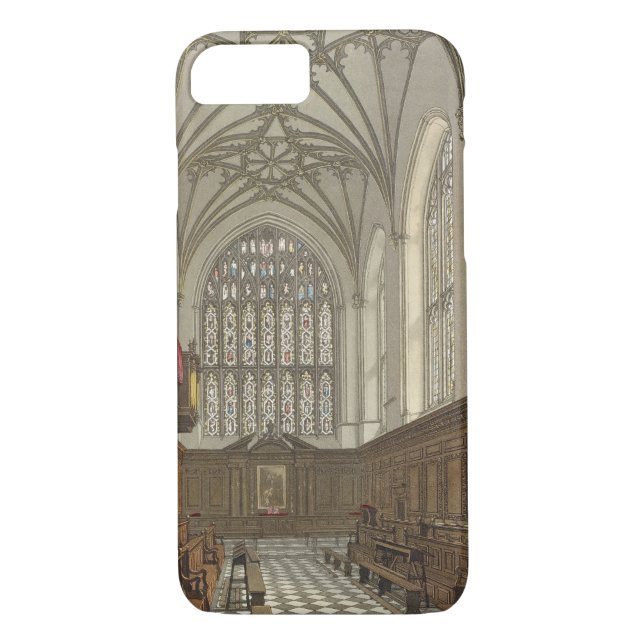 Funda De Case-Mate Para iPhone Capilla de la universidad de Winchester, de la (Reverso)