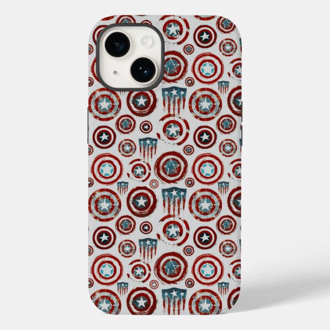 Funda De Case-Mate Para iPhone Capitán América (Reverso )