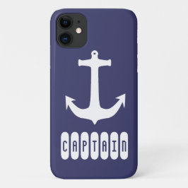 Funda Para iPhone 11 Capitán Ancla Mar Océano Vela