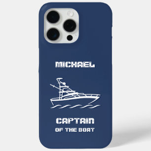 Funda Para iPhone 15 Pro Max Capitán del barco (personalizable)