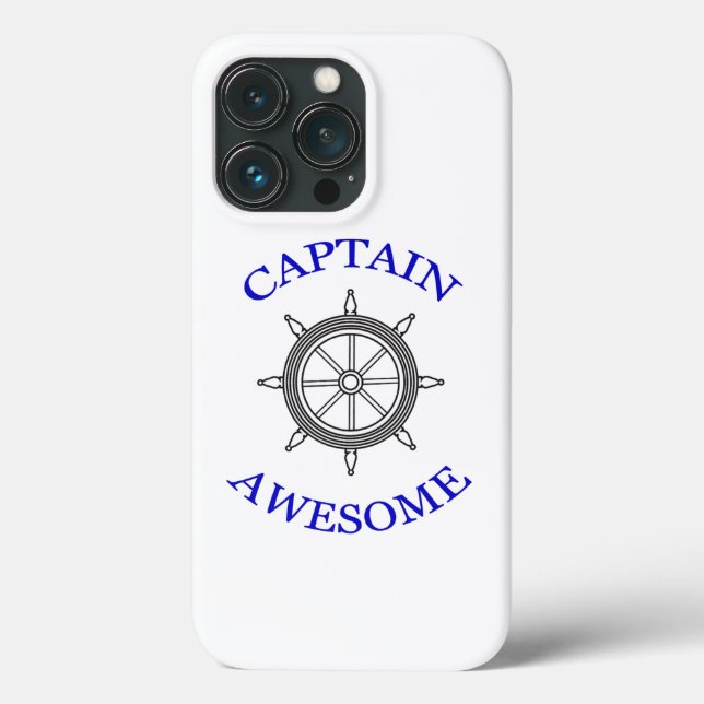 Funda De Case-Mate Para iPhone "Capitán Impresionante" (Reverso )
