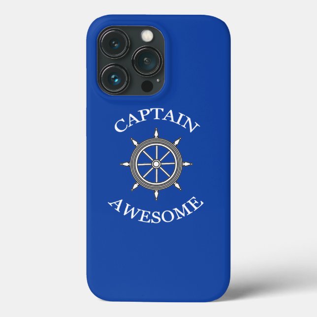 Funda De Case-Mate Para iPhone "Capitán Impresionante" (Reverso )