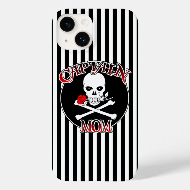 Funda De Case-Mate Para iPhone Capitán Mamá (Reverso )