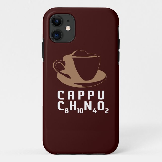 Funda De Case-Mate Para iPhone Cappuccino químico (Reverso)