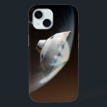 Funda Para iPhone 15 Cápsula de aeródromo de Marte Science Laboratory 2<br><div class="desc">Concepto de artista que representa la interacción de la nave espacial del Laboratorio Científico de Marte con la atmósfera superior de Marte durante la entrada, descenso y aterrizaje de la resaca de curiosidad en la superficie marciana. En esta escena, la fricción con la atmósfera marciana está frenando el descenso de...</div>