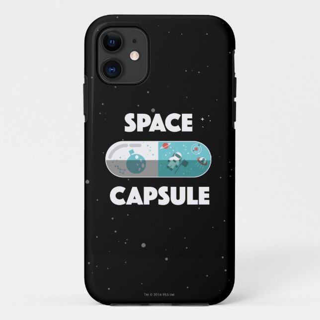 Funda De Case-Mate Para iPhone Cápsula de espacio (Reverso)