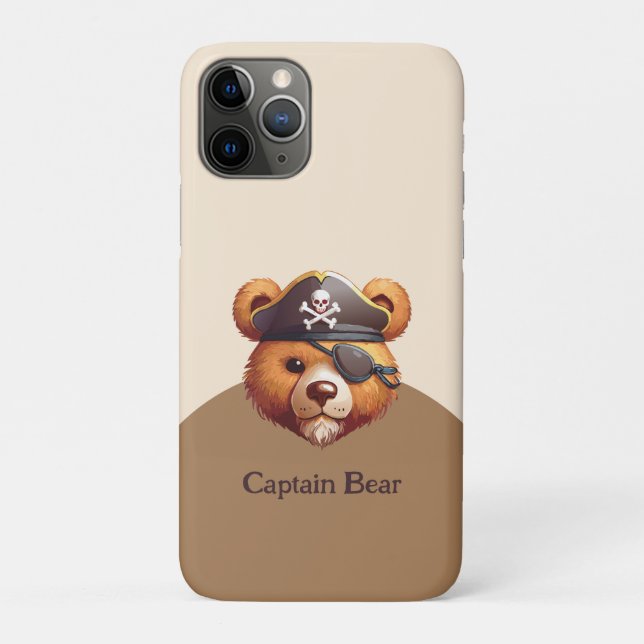 Funda De Case-Mate Para iPhone Captain Bear (Reverso)
