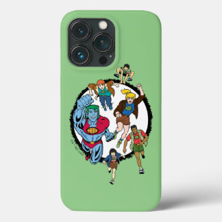 Funda Para iPhone 13 Pro Captain Planet y el gráfico del círculo de los pla
