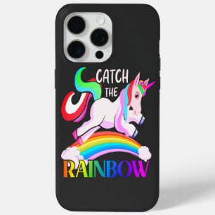 Funda Para iPhone 15 Pro Max Captura el arcoiris - diseños de Unicorn-15989